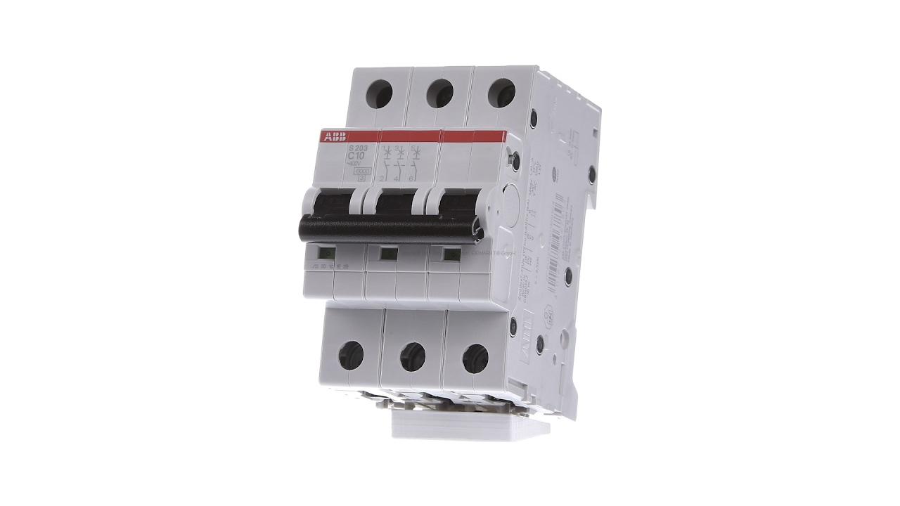 ABB Miniature Circuit Breaker S 200 MCB (3 Pole)